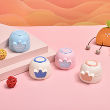 儿童保温杯迷你水杯塑料杯杯盖带吸管手环便携式弹跳杯盖厂家现货