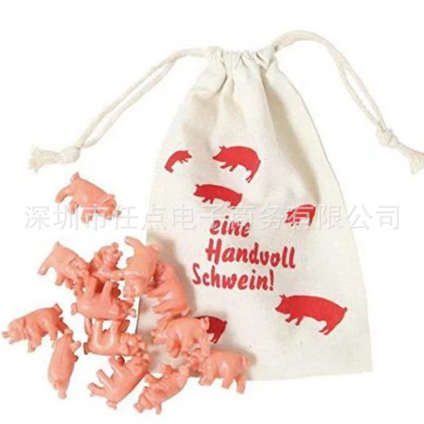 Пластиковые свиньи розовые свиньи продают трансграничный эксклюзив для Amazon hot Plastic pigs pink pigs