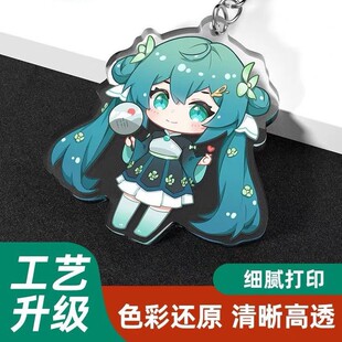 Acrylic Keychain Customized DIY Pendant Tag Tablet Laser Photo Customized Cartoon Opera Characters