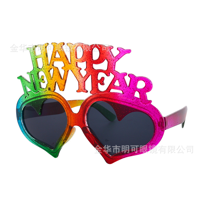 Lentes de Sol Decorativos para Fiesta de Año Nuevo en ABS