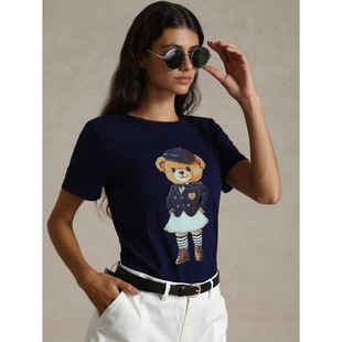 C 71069 Bear Print Women's Tee С��ӡ��Ůʿ����羳���Q