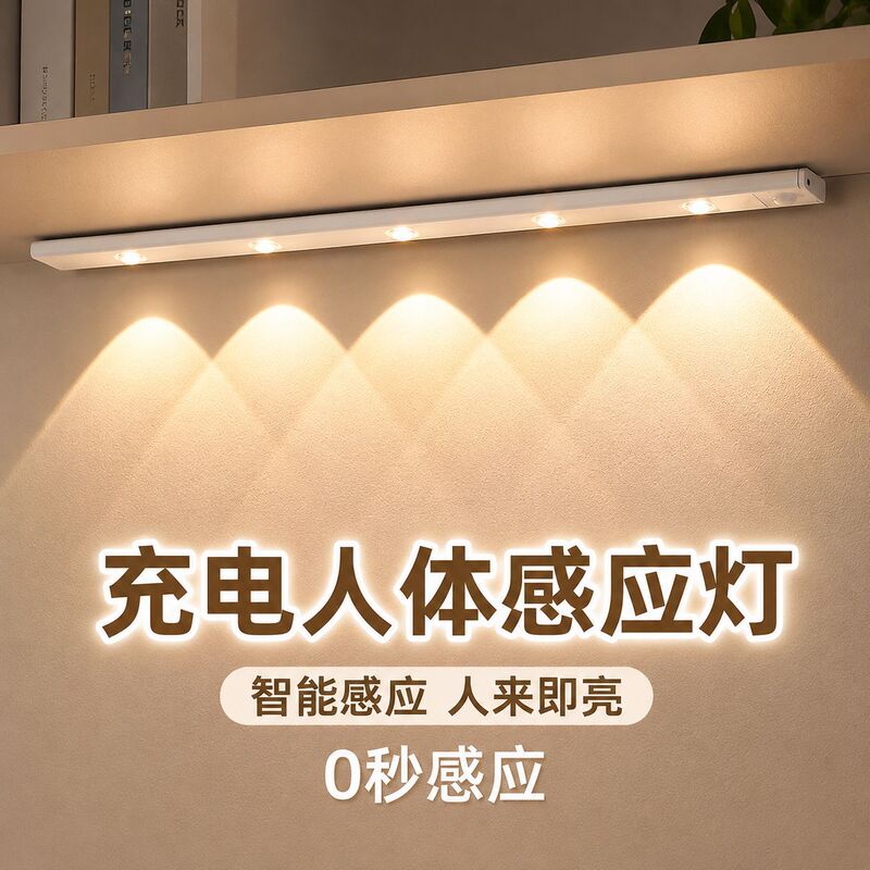 Ultra-Thin Cat-Eye Lamp, Dimmable, Rechargeable Led Motion Sensor Light, Hill Ripple Light Strip, Cabinet Decorative Light Ultra-Thin Cat-Eye Lamp, Dimmable, Rechargeable Led Motion Sensor Light, Hill Ripple Light Strip, Cabinet Decorative Light