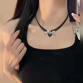 爱心丘比特之箭劲链女小众高级感云朵闪电辣妹甜酷风配饰个性项链