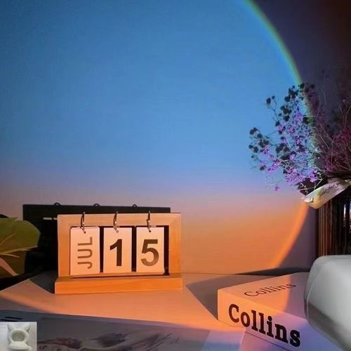 Cross-border wholesale influencer atmosphere projection lamp RGB Peter Pan photo-taking dawn rainbow machine astronaut sunset lamp