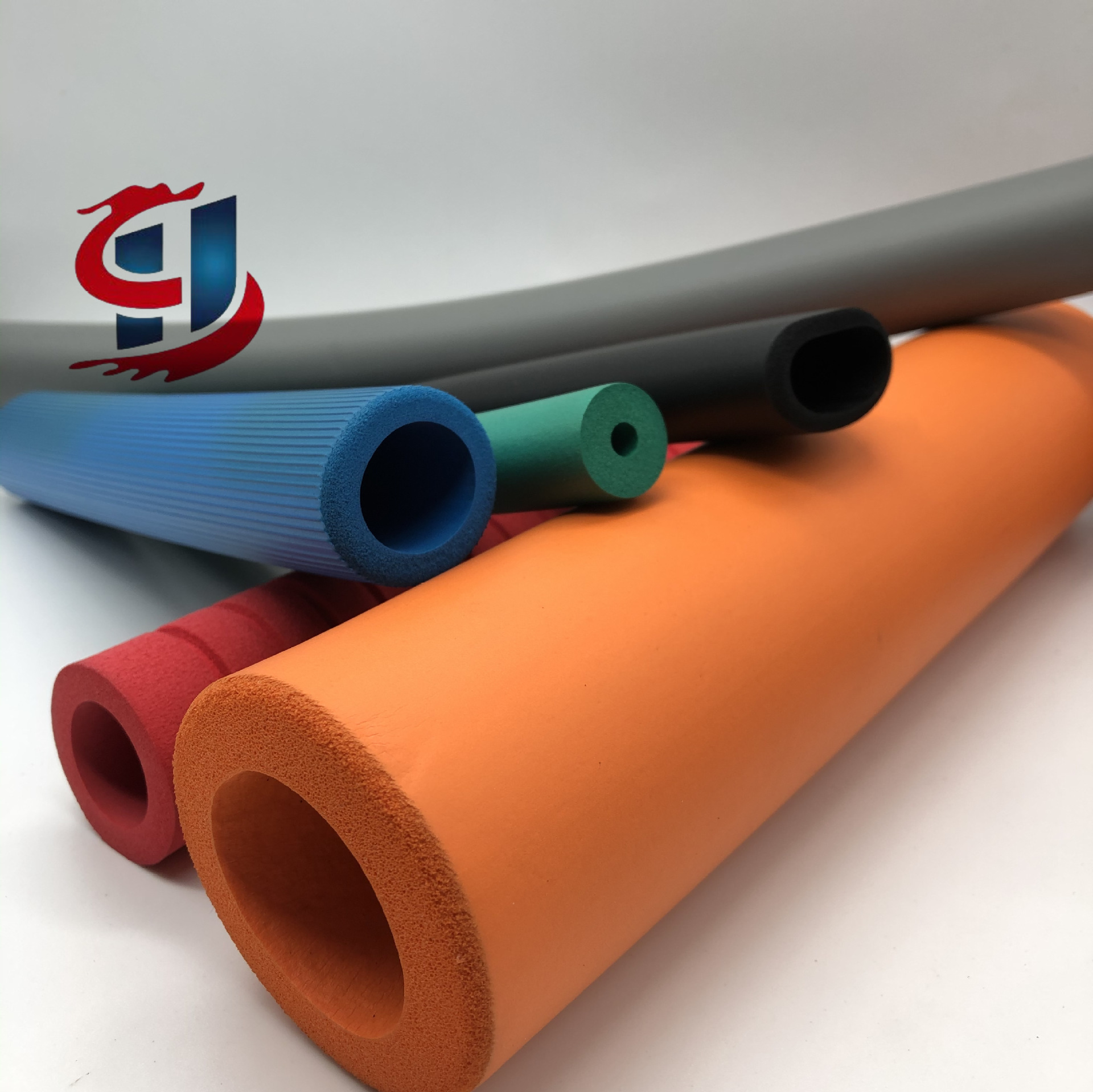 厂家供应呼啦圈保护套 NBR发泡管橡胶海绵套 运动器材泡绵握把套