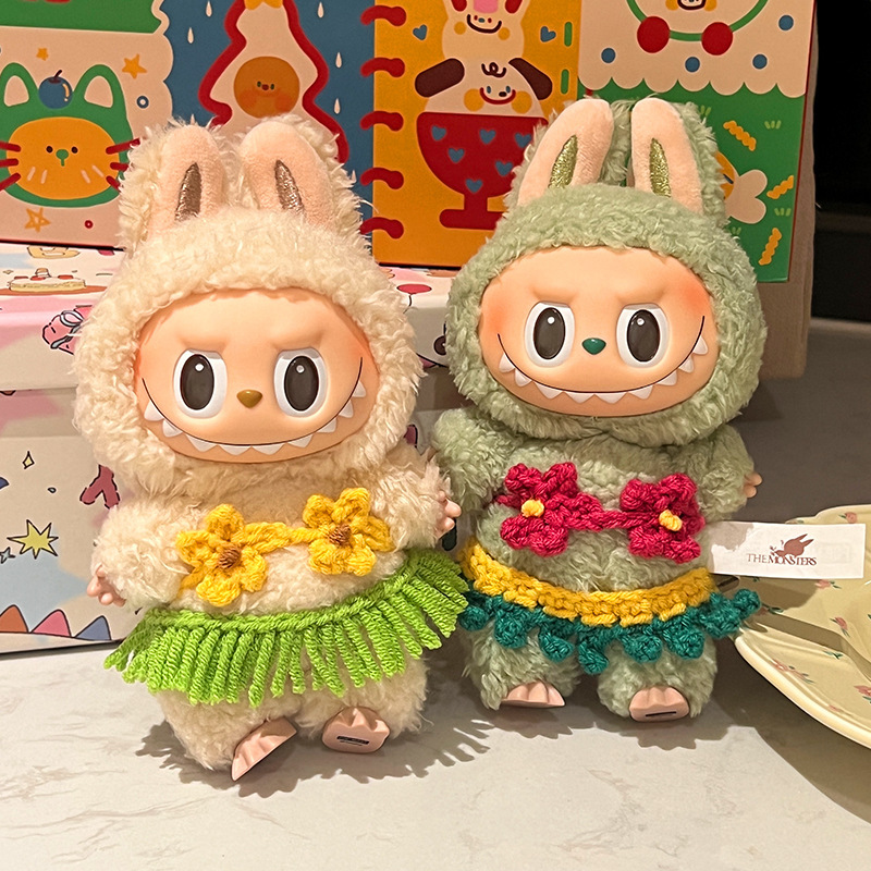 ラブブ labubu ベビー服 かわいいスカート ビキニ 手編み かわいい人形服 人形アクセサリー|undefined