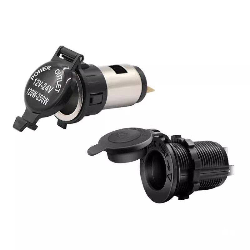24-12V car-mounted modified cigarette lighter socket power outlet motorcycle cigarette lighter female socket car charger socket other