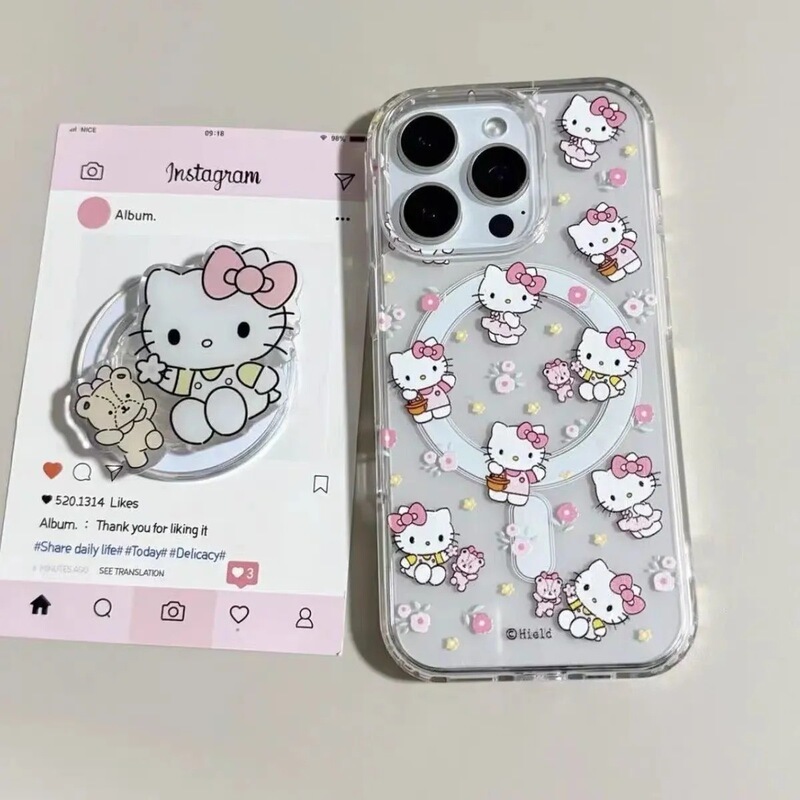 Kt Cat Suitable for Samsung S23Fe Mobile Phone Case S26Ultra/S24Plus/S21 Magnetic Suction 3 Apple 17Promax Kt Cat Suitable for Samsung S23Fe Mobile Phone Case S26Ultra/S24Plus/S21 Magnetic Suction 3 Apple 17Promax