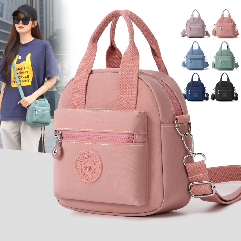 Women's Bag New Korean Style Nylon Cloth Portable Shoulder Bag Fashionable Casual Crossbody Bag Women's Summer Lightweight Small Bag