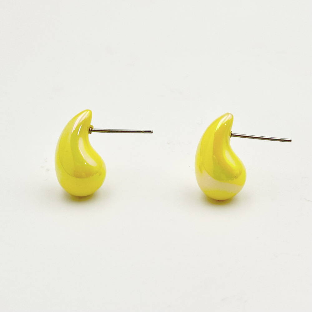 1 Pair Lady Sweet Water Droplets Arylic Ear Studs display picture 10