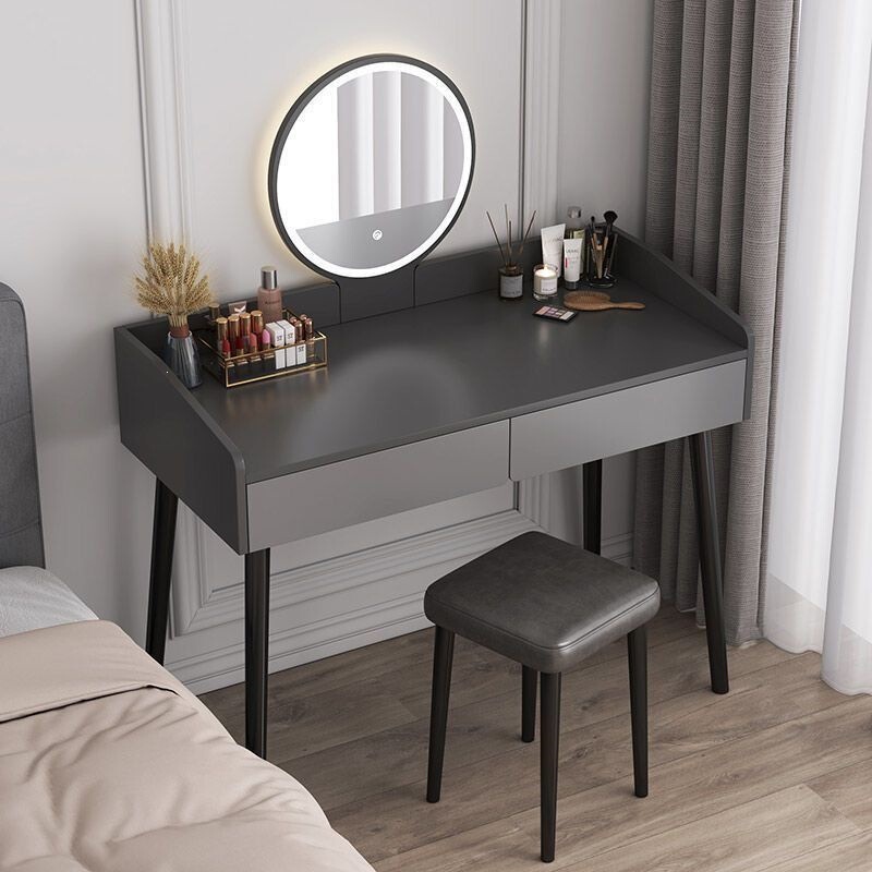 New Style Makeup Table, Modern and Simple Bedroom Makeup Table, Home-Use Integrated High-Value Bedroom Dressing Table New Style Makeup Table, Modern and Simple Bedroom Makeup Table, Home-Use Integrated High-Value Bedroom Dressing Table