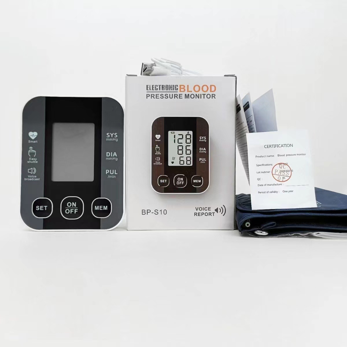Esfigmomanómetro transfronterizo Esfigmomanómetro automático inteligente Esfigmomanómetro de exportación Esfigmomanómetro de brazo superior Esfigmomanómetro neutral