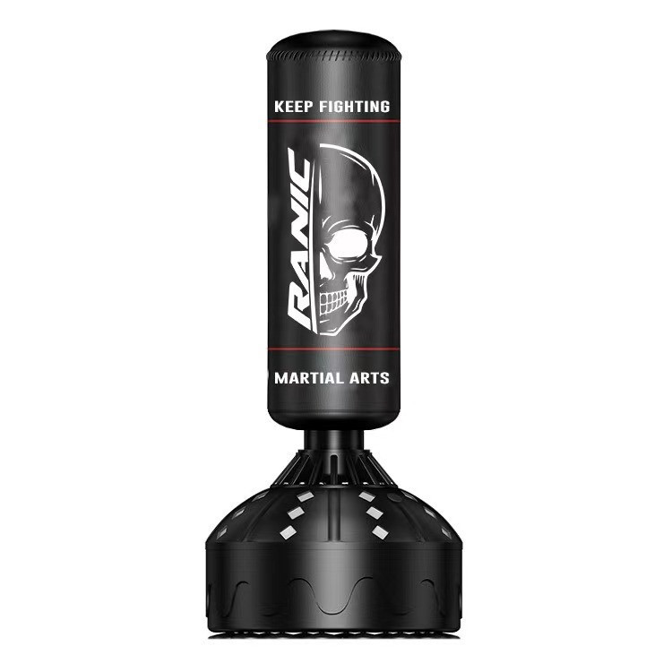 Upgraded 1.7 m Boxing Sandbag Vertical Boxing Sandbag Spring Taekwondo Training Children's Sandbag 1.8M