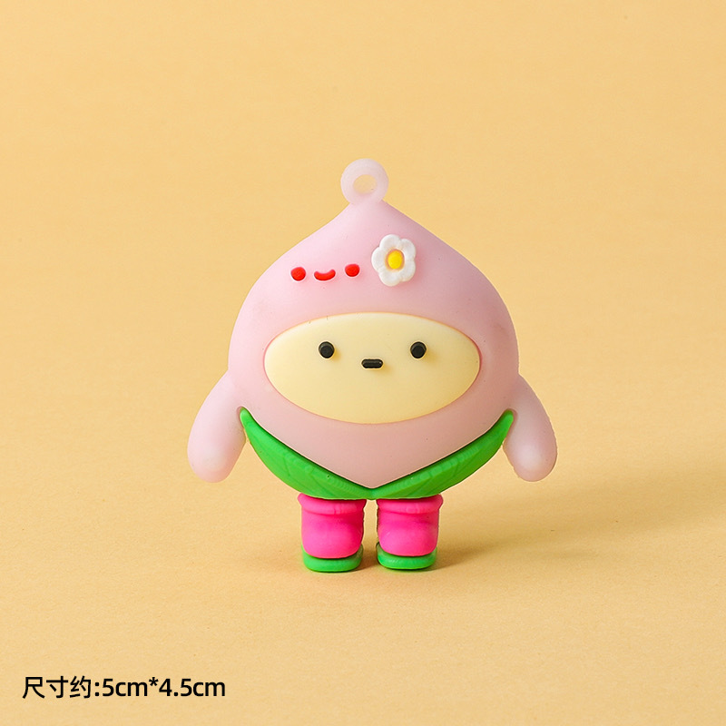 부드러운 플라스틱 D형 계란곰 1개