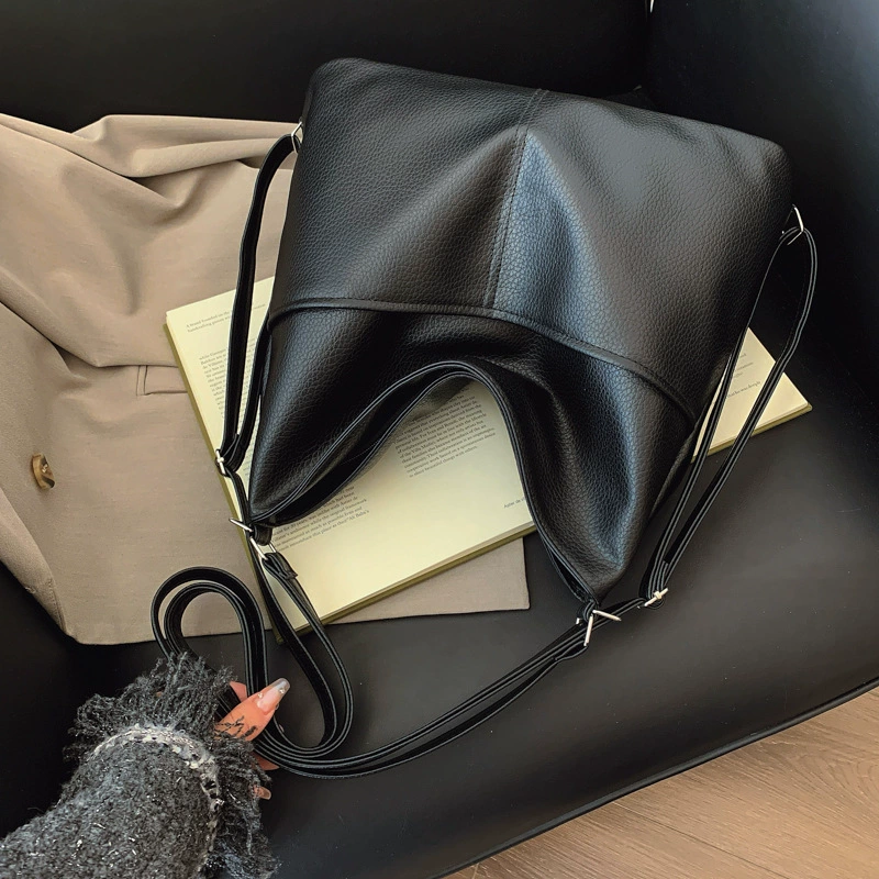 Сумка Тот пригородной моды Maillard ретро мягкая кожа высокого уровня большой емкости