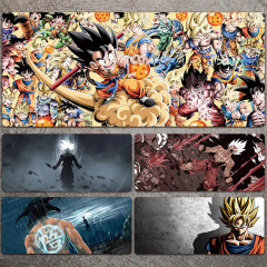 ドラゴンボールのマウスパッドの超特大号の男子学生のアニメの二次元の電気競争のゲームのコンピュータのキーボードの学生の机のマット