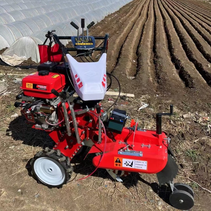 加强款柴油开沟机 农用药材葱姜开沟培土机 多功能起垄松土旋耕机