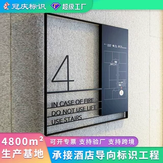 标识导视牌楼层索引牌公寓数字门牌包厢指示牌厕所标牌精神堡垒