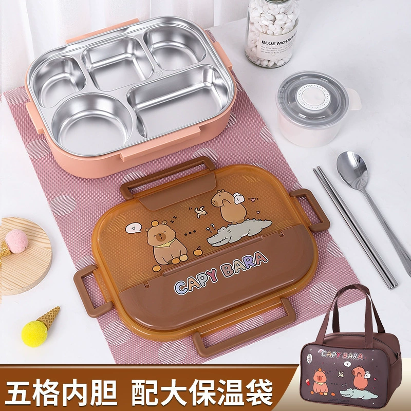 Capacious soup bowl for students stainless steel