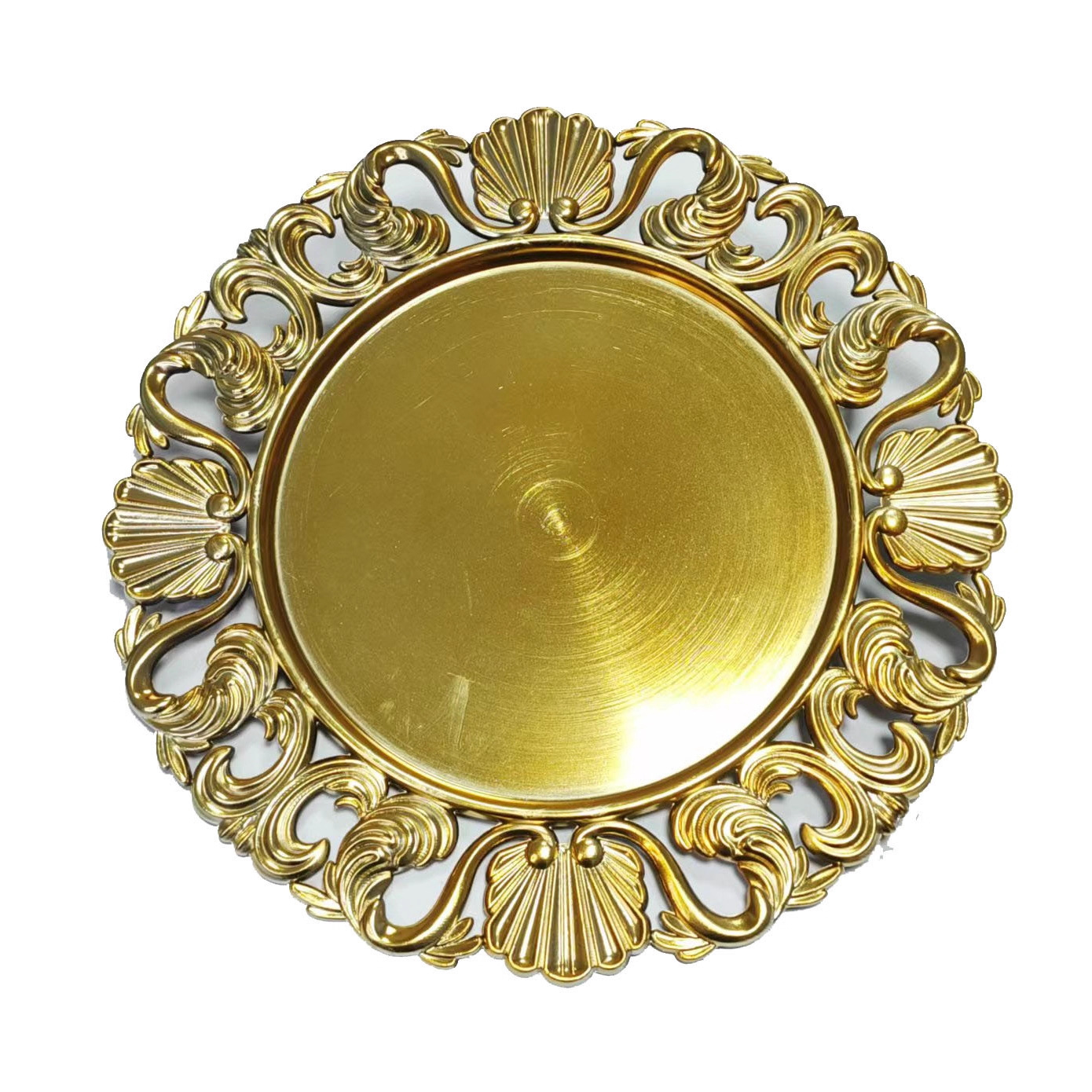 Ventas calientes de comercio exterior retro europeo decoración de mesa almohadilla de Navidad restaurante occidental circular irregular mesa almohadilla