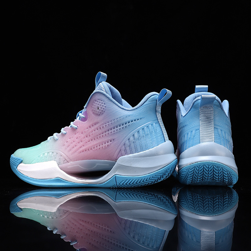 Luminous Shoes Basketball Shoes 2025 New Youth Fly-Knit Breathable Running Shoes Md Light Sole Set Clog Dad Sports Shoes for Women