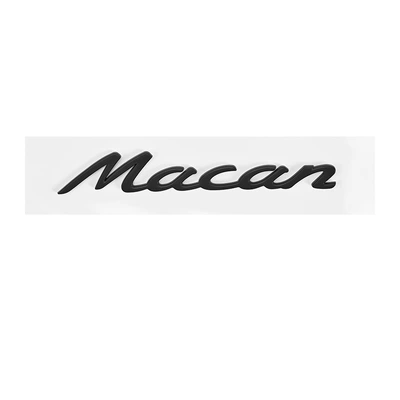 Car logo Panamela English logo - matt-black-macan