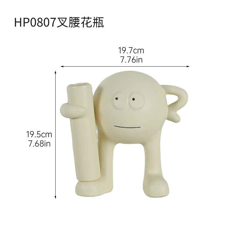 Jarrón de cintura de horquilla hp0807