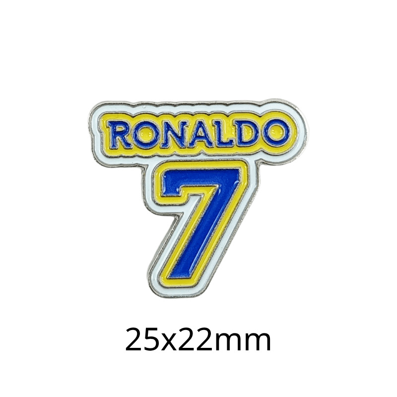 Insignias metálicas transfronterizas, pegatinas para teléfonos móviles, broches, Copa Mundial, Liga de Campeones, club de fútbol, insignias del Real Madrid, insignias del Liverpool al por mayor