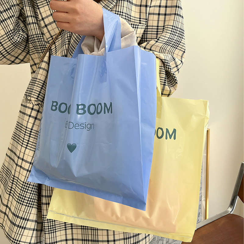 Clothing Store Handbags Wholesale Clothing Packaging Bags Plastic Bags Shopping Gift Bags Handbags Can Be Printed with Logo