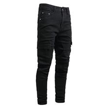 外贸代发款跨境 Men's Jeans 男士修身弹力牛仔裤军装风紧身牛仔