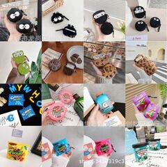 クリエイティブなスナックバッグ飲料瓶はairpods3袋リンゴ無線bluetoothイヤホンカバー1/2/pro3ソフトケースを適用する