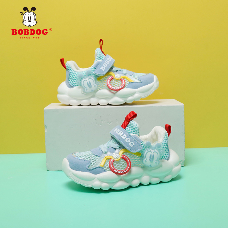 Babu bean small children's shoes new summer hollow breathable baby shoes non-slip leisure sports boys and girls