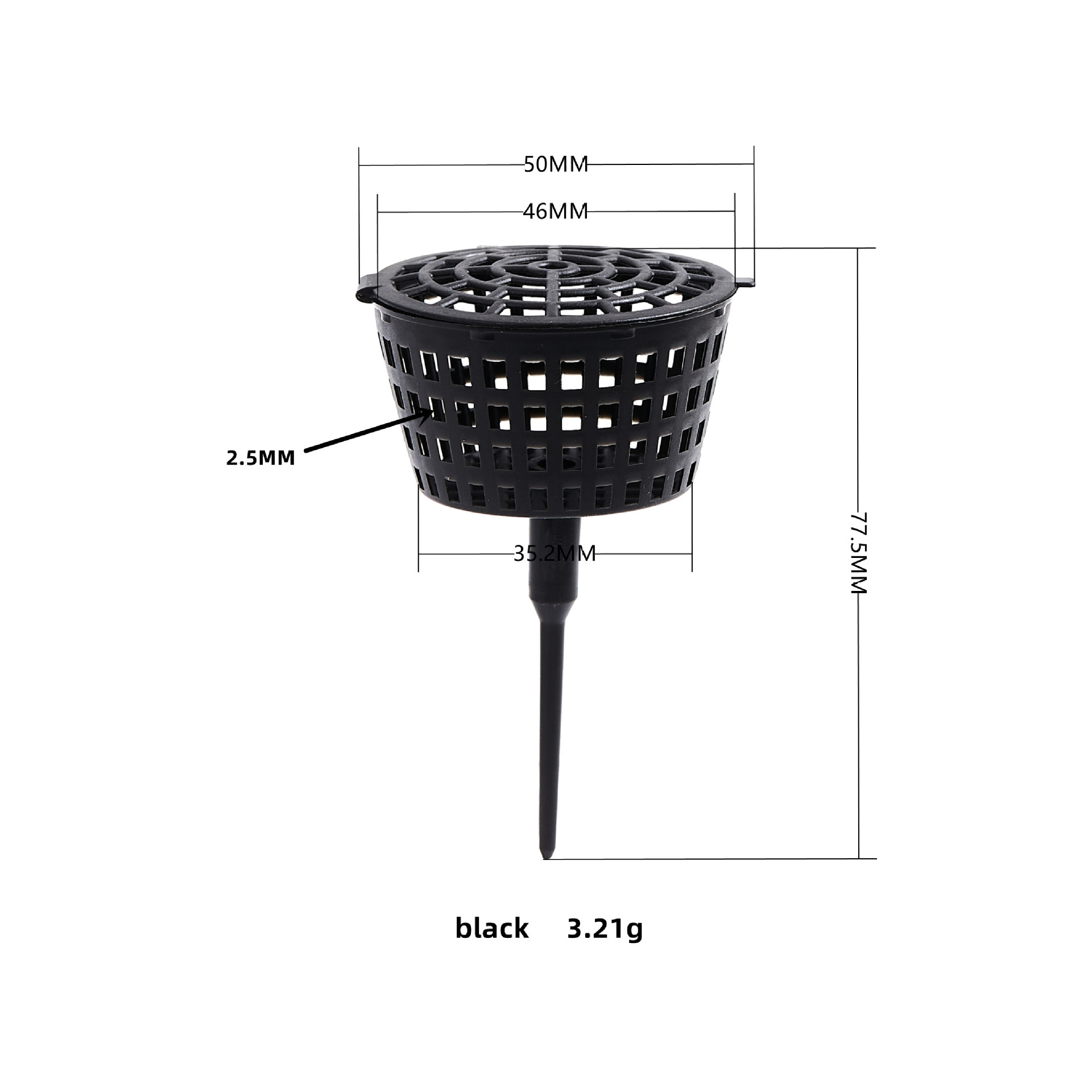 Description Picture 6 of item50Pcs Plastic Garden Bonsai Fertilizer Tool Basket Box Case Plant Portable With Lid Nursery Pots Plant Soil Care tools