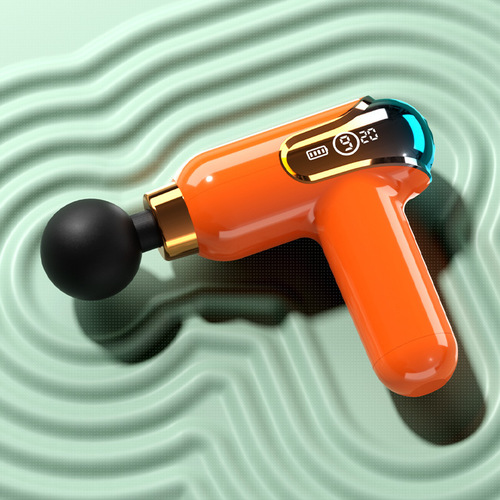 Cross-border fascia grab mini portable muscle massager charger small women's massage gun