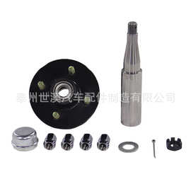 4孔3500磅轮毂轴头轮毂单元拖车轴头房车拖车哈巴头轴价优140AFSR