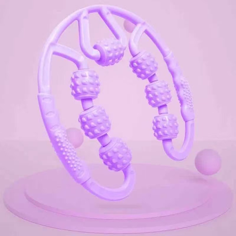 Ring-shaped leg massager for meridian unblocking, exercise calf roller, leg magic tool, foam roller for relaxing leg muscles