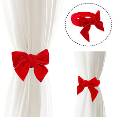 跨境热销圣诞节红色蝴蝶结窗帘扣现代简约弹簧窗帘绑带金属窗帘绑 O1CN01KK5JJ31HVxSZoZjEa_!!3342640764-0-cib.230x230.jpg