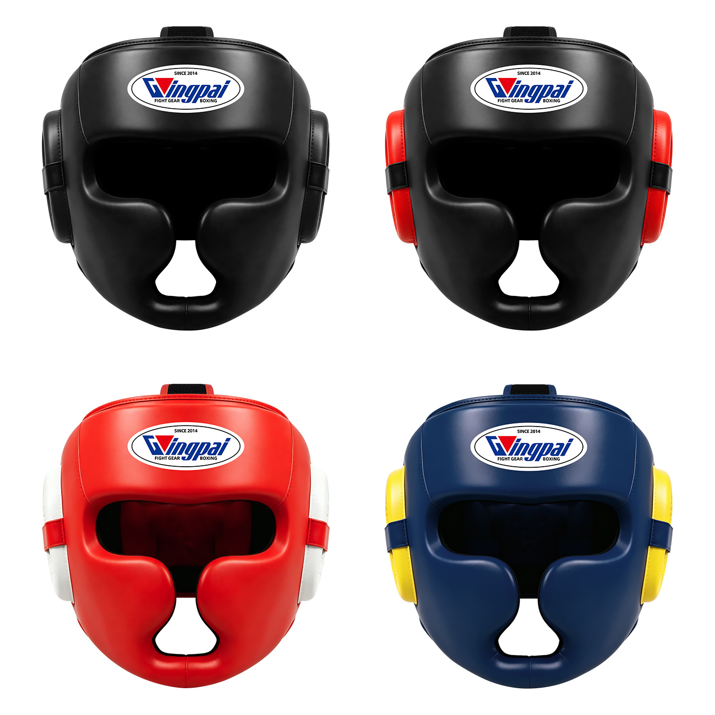 Professional Boxing Helmet for Sanda, Muay Thai, Adult and Children's Head Protection, Taekwondo Training and Competition Protective Gear for Men and Women, Thick