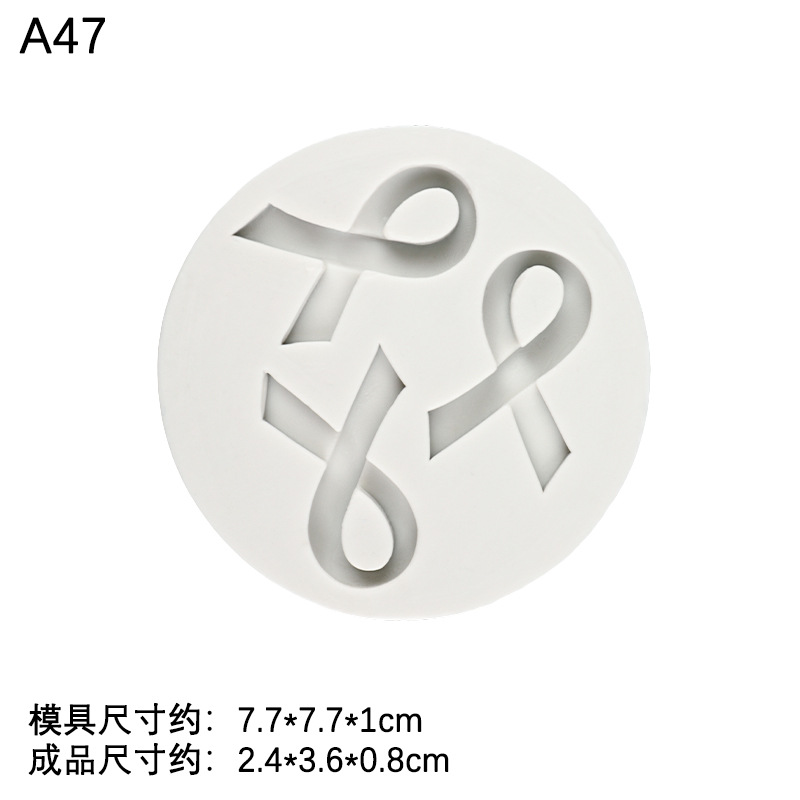 Nudo Giro amor textura de la felpa silicona molde fondant cake Edge Decoración Accesorios herramientas para hornear epoxi