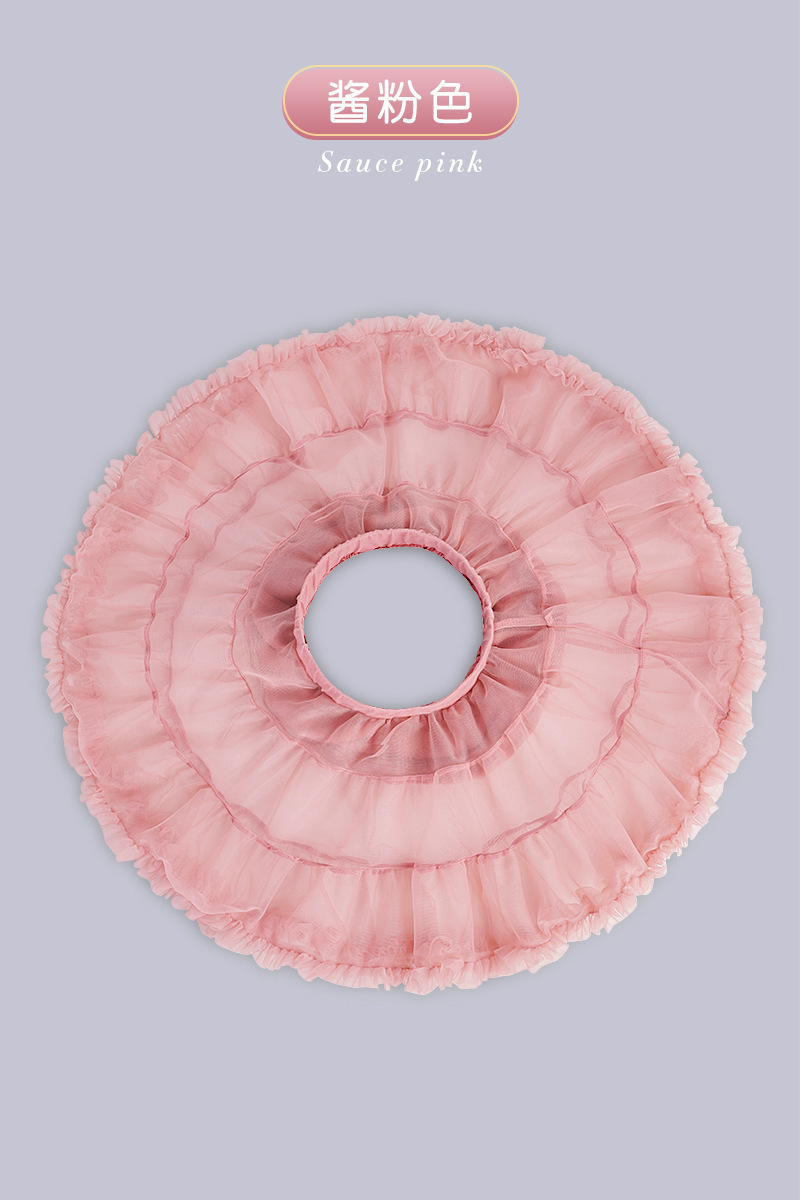 Falda de media longitud Falda de princesa para niños de verano para mujer Falda de pastel de ballet Falda tutú de malla de media longitud para bebé