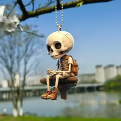 クロスボーダー新しいハロウィン車の装飾品アクリルフラット装飾バックミラーキーホルダー装飾ギフト