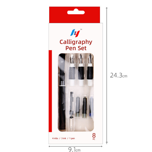 Korean Memory Recall Brand Plastic Rod Comic Pen Set Plastic Rod Calligraphy Pen English Signature Pen