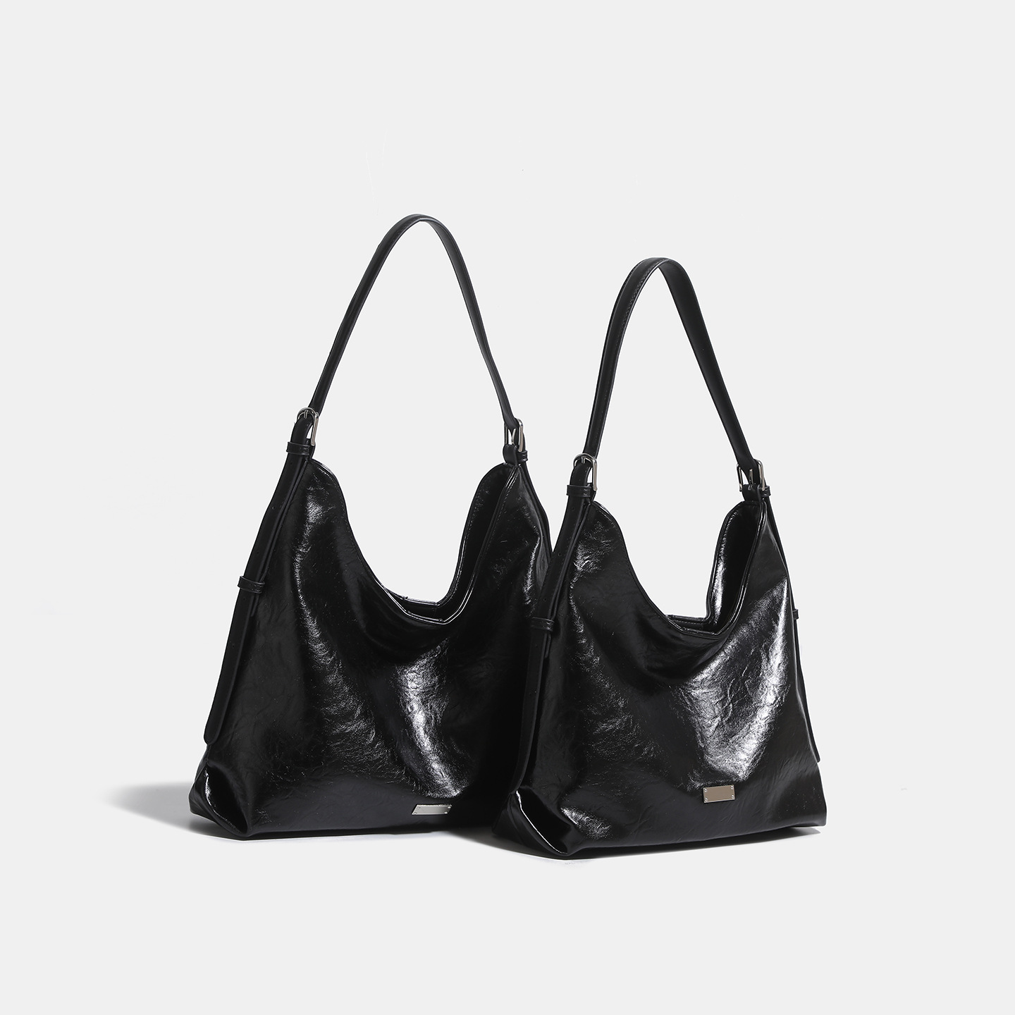 Luxury Tote Bag For Women 2025 Autumn/Winter New Pleated Commuter Underarm Bag Large Capacity Soft Leather Shoulder Hobo Bag - Thumbnail 3