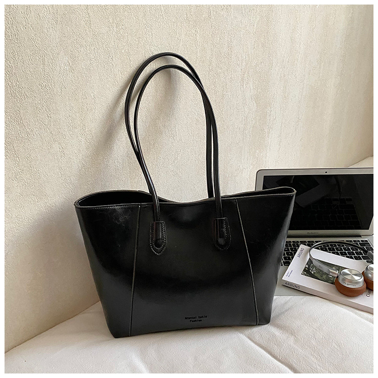 Bolso para mujeres 2025 nuevo estilo coreano retro bolso de hombro de alta humedad de moda de viaje al trabajo bolsa de gran capacidad