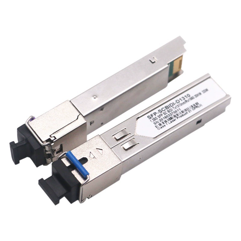 Гигабитный оптический модуль оптом 1,25 г одномодовый оптоволоконный модуль SC 20 км, совместимый с переключателем Huawei H3C Ruijie