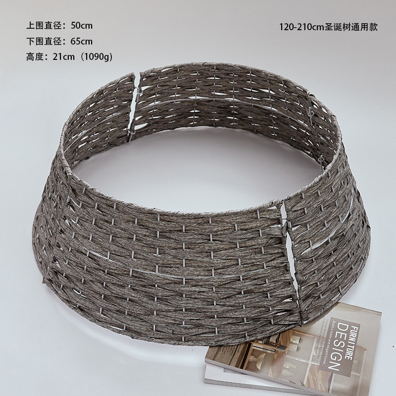 Árbol de Navidad valla base decoración de Navidad debajo del árbol decoración falda escena de diseño props nuevos productos transfronterizos