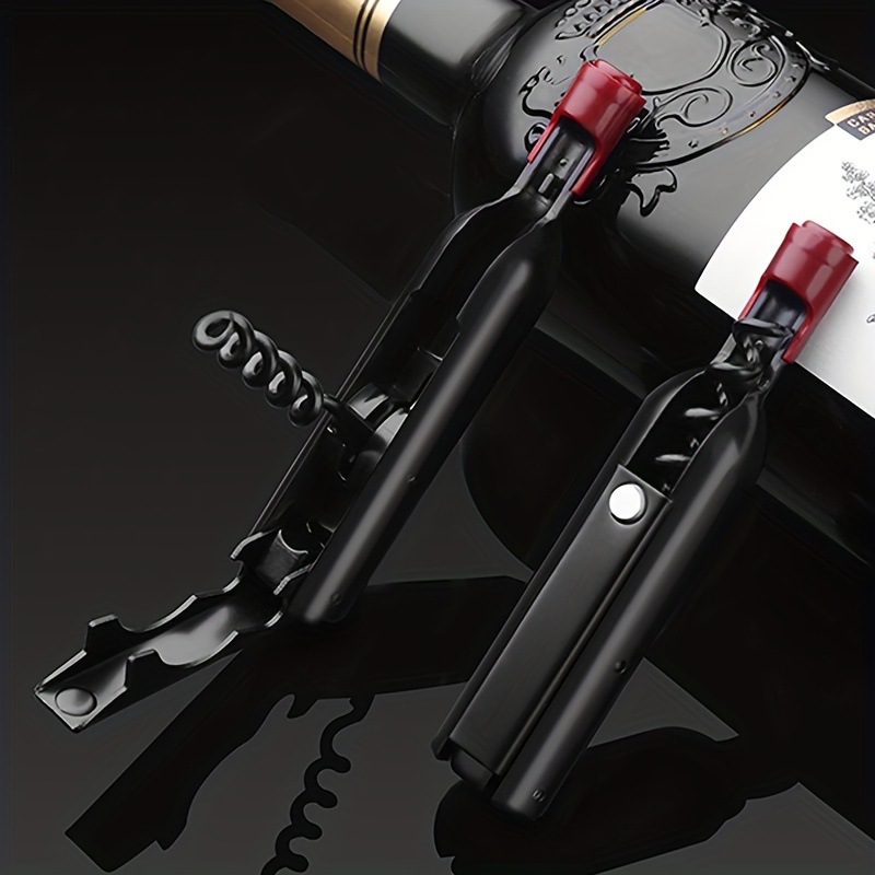 Portátil y duradero vino y abrazadera de botellas de champán corcho puerta herramienta de apertura para acampar y picnic