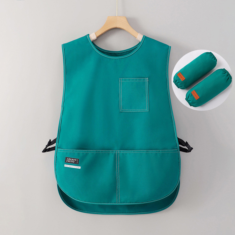 Chaleco delantal hombro red red cocina doméstica 2025 nuevo trabajo impermeable a prueba de aceite impresión de logotipo personalizado femenino