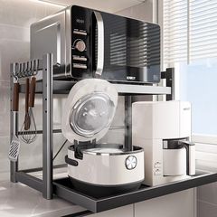 キッチン電子レンジ収納ラック引き出し収納ラックカウンタートップオーブンスタンド家庭用炊飯器収納ラックメーカー