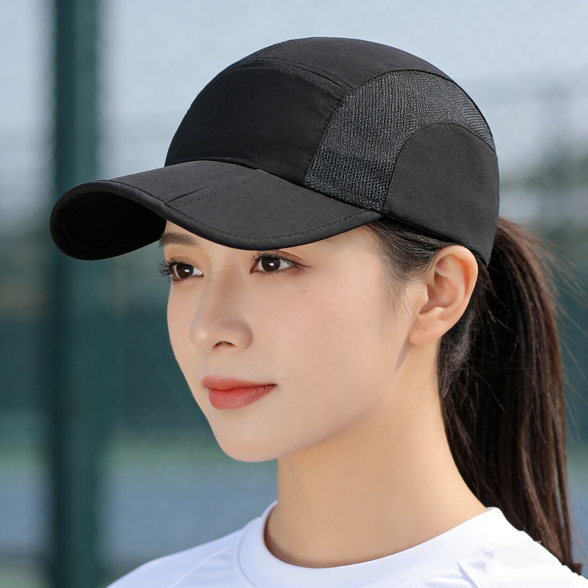 Summer Foldable Plain Quick-dry Baseball High-quality Finely Crafted Brand Cap, Fashionable And Simple Sun Hat,_voghion.com